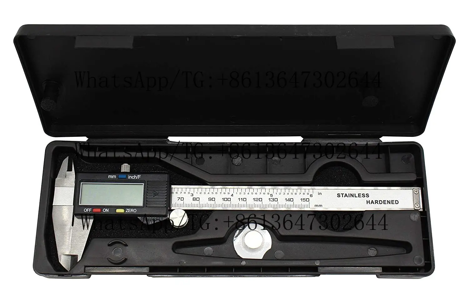 

Цифровой штангенциркуль 6 дюймов/метрический, электронный, из нержавеющей стали, с ЖК-дисплеем, диапазон 0-150 мм, точность 0,01 мм, для DIY