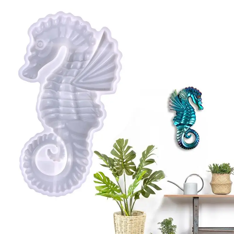 Seahorse Resin Mold DIY Wax Melt Molds Cake Molds For Fondant Cake Topper Decorating Baking Tool