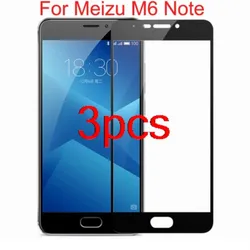 3PCS 3D Tempered Glass Guard On For Meizu M6 Note Full Cover Explosion-proof Screen Protector Film For Meizu M6 Note
