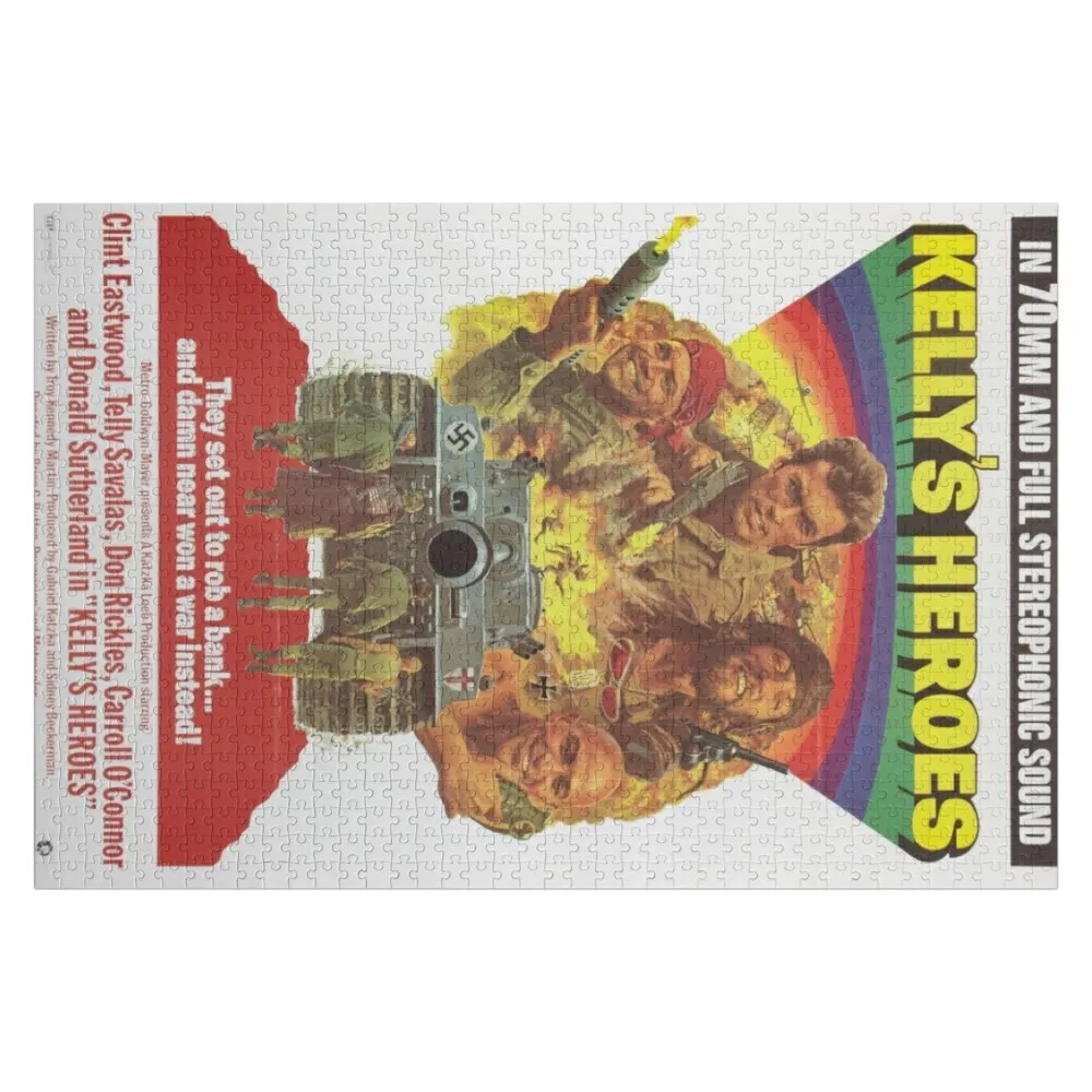 

Kelly’s Heroes directed by Brian G. Hutton, 1970 Jigsaw Puzzle Personalized Wooden Name Wood Adults Puzzle