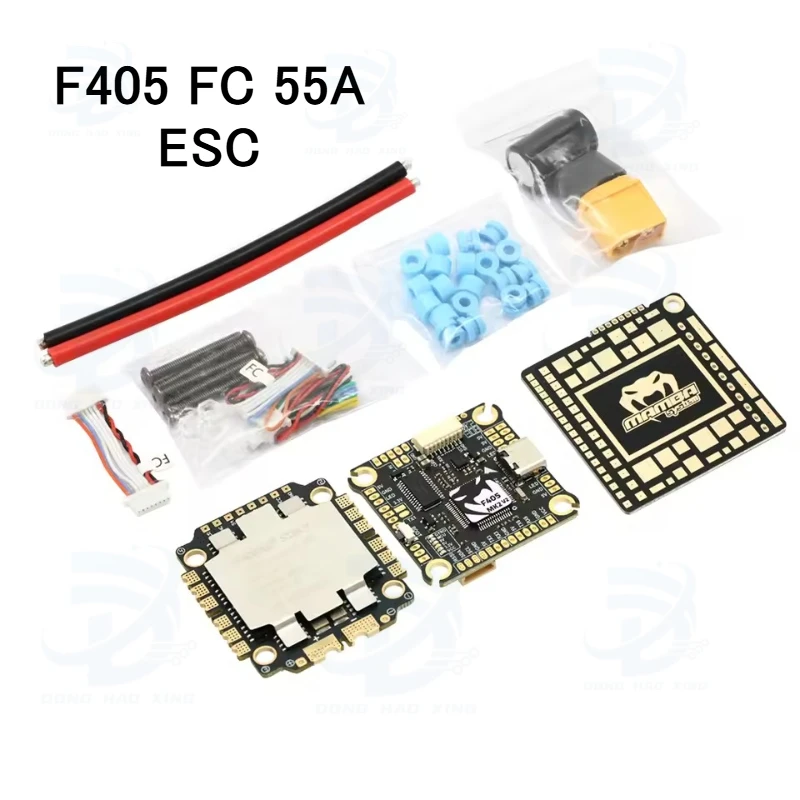 1pcs for DIATONE MAMBA F405 MK2 V2 (ICM42688P) Flight Controller W/ BLHELI_S F55_BLS 4in1 ESC Dshot 3-6S for RC FPV Racing Drone