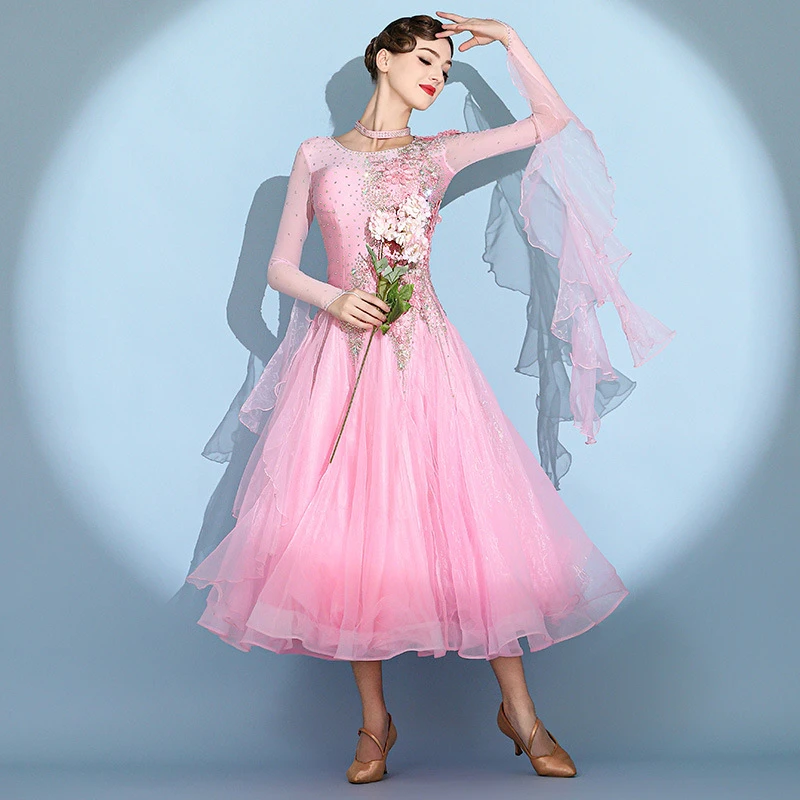 ODBD1300 Venda quente de alta qualidade Desgaste de desempenho feminino vestido de competição de salão