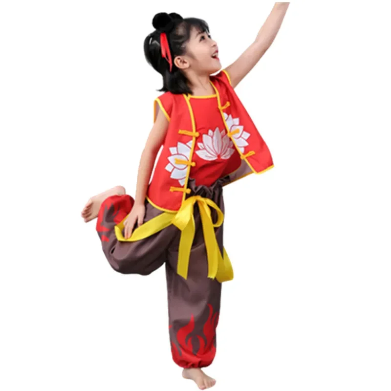 Ne zha cosplay kostüme für kinder chinesische mythologie kleidung kinder lustige halloween cosplay kostüme festival party geschenke