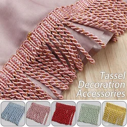 10M Silk Tassel Fringe Trim Lace Ribbon Lace Trim Braided Lace for Sewing Garment Shoes Bag Tassels for Jewelry Diy Accessories