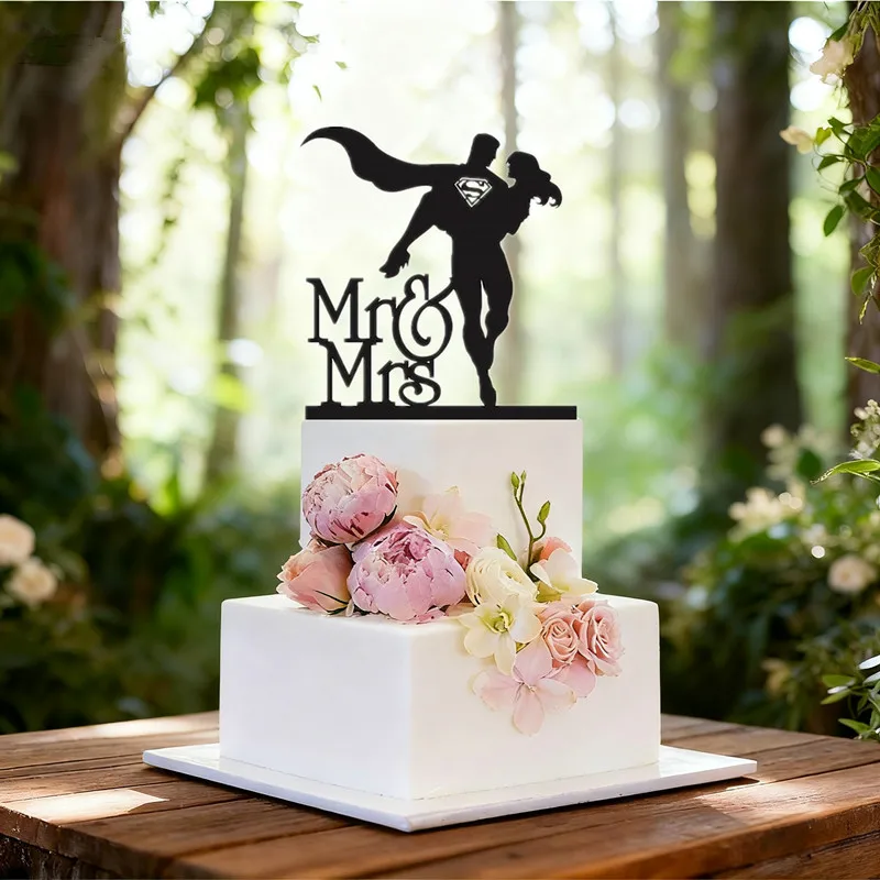 Mixed Style man and woman Wedding Cake Topper Engagement/ Anniversary Cake Topper for wedding Cake Decorating