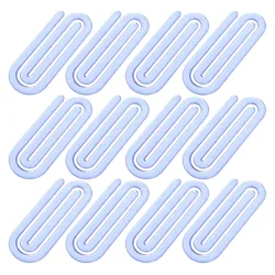 60 Pcs Big Paper Clip Colored Clips Folders Office Document for File Crafts Jumbo Taste