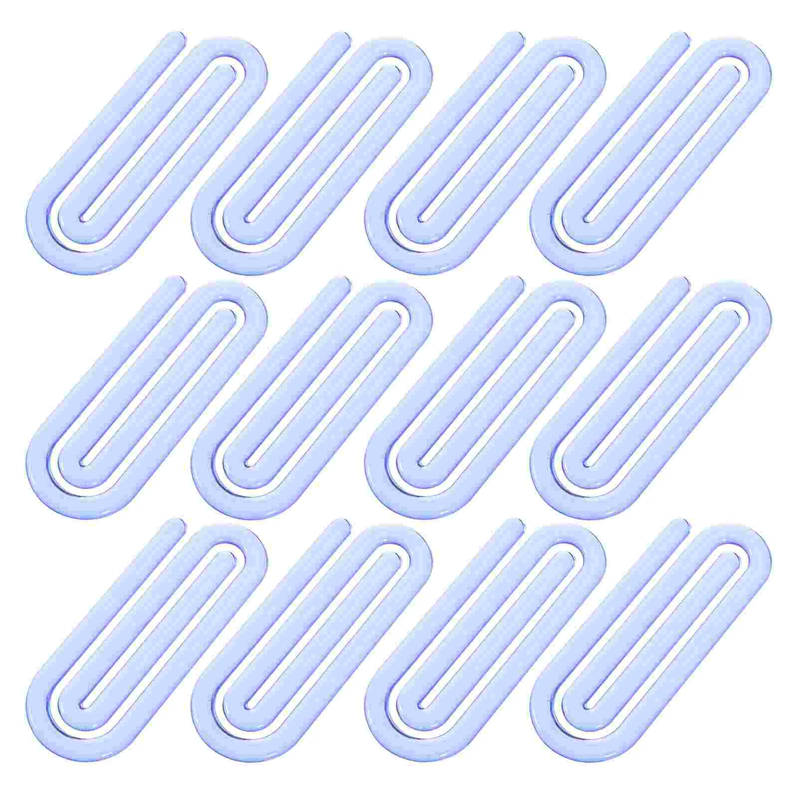 60 Pcs Big Paper Clip Small Office Paperclips Crafts Jumbo Document Folders Cartoon Mini Plastic for File