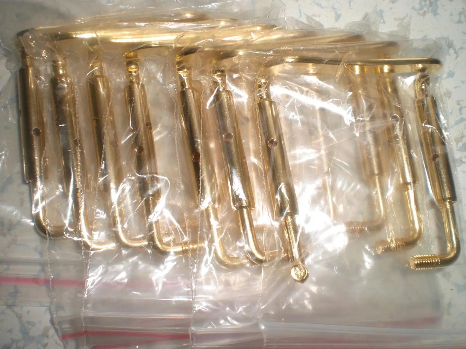 20 PCs Violin Chin Rest Screw GOLD Color 3/4 to 4/4 Violin Parts