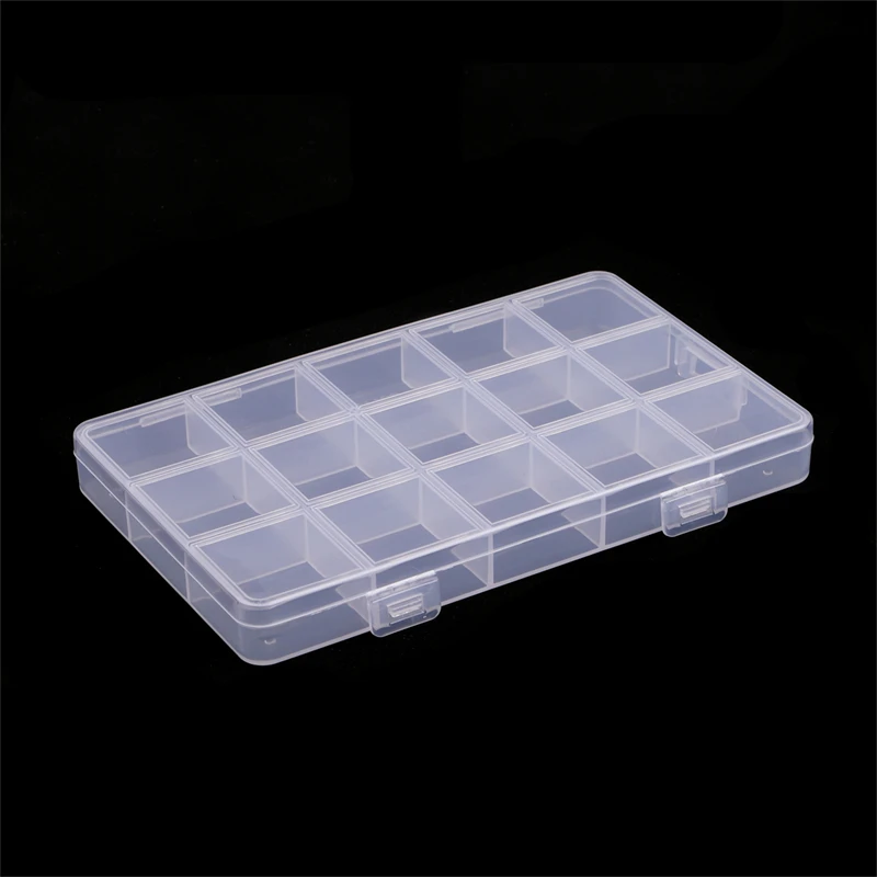 Plastic Jewellery Box with Mirror, Adjustable Storage