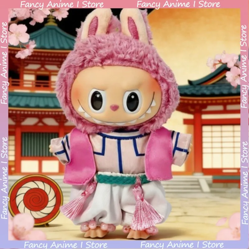 

Горячая новинка: Костюмы для косплея по аниме для 17-сантиметровой плюшевой куклы Labubu, модные наряды ручной работы, идеальный подарок