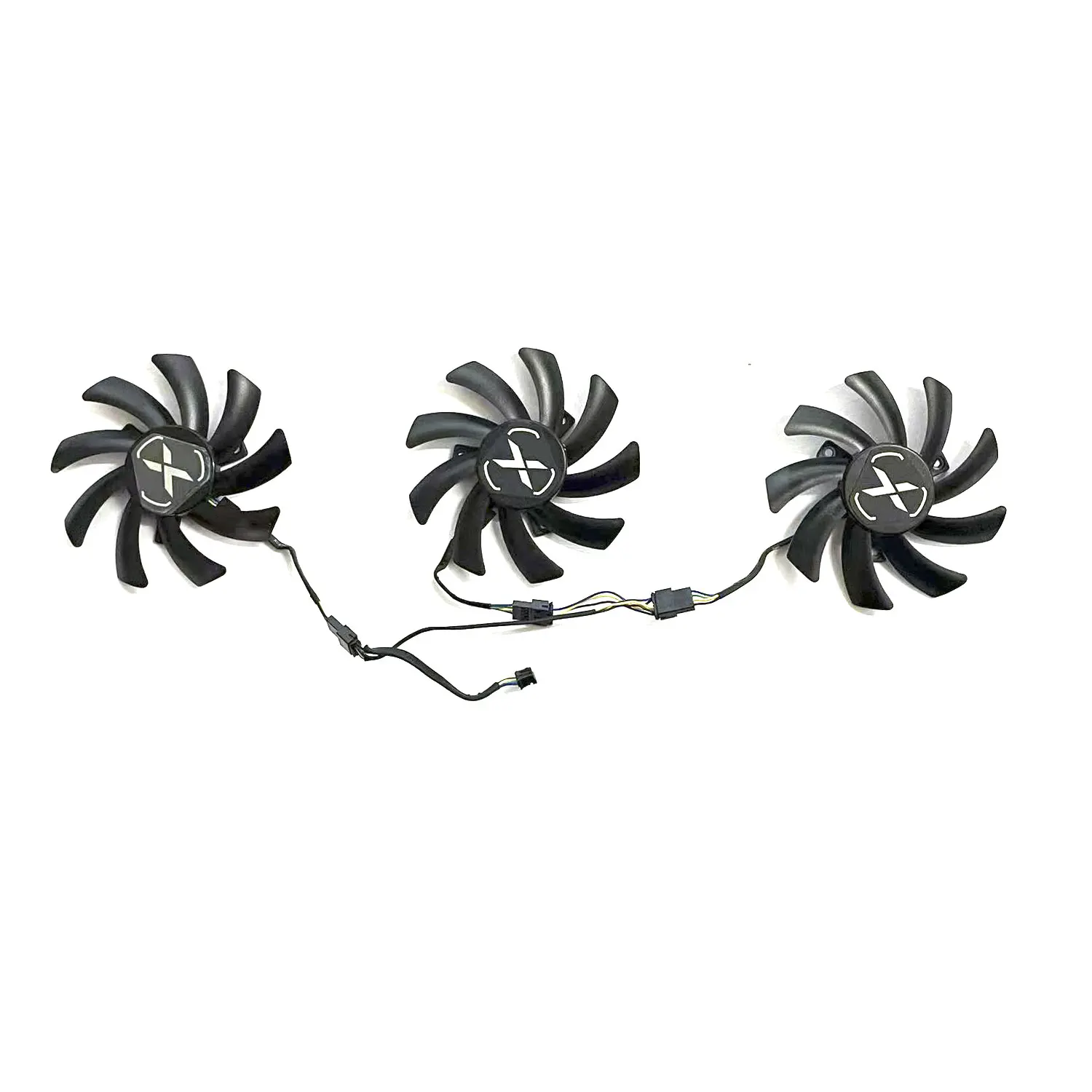 الأصلي والجديد 4PIN 85 مللي متر T129215SU تيار مستمر 12 فولت 0.5A RX6700XT GPU مروحة ل XFX RX 6700 X Speedster SWFT بطاقة الرسومات مروحة التبريد #4