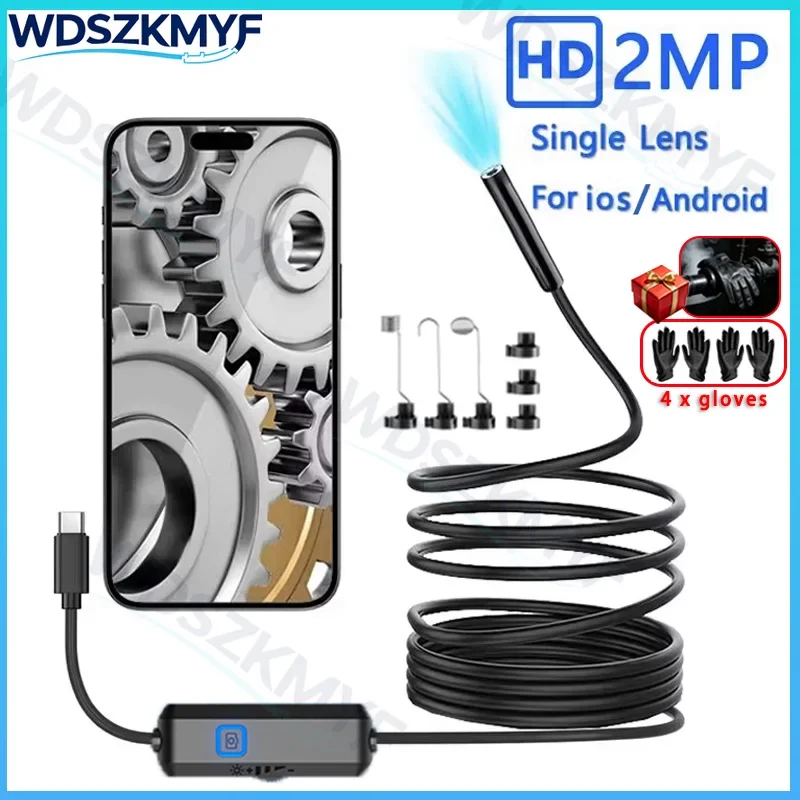 camera-de-inspecao-endoscopica-hd-2026-3-em-1-mini-camera-de-inspecao-ip67-para-carro-esgoto-e-tubulacao-boroscopio-tipo-c-para-celulares-android-e-ios