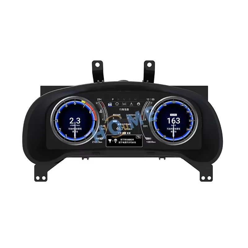 عداد المسافات LCD مقاس 12.5 بوصة لنظام Linux للوحة القيادة الرقمية Lexus RX 2016-2021