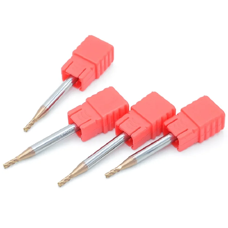 CNC Router Bits Hrc55 10mm 12mm Shank Flat Endmill End Mill Spiral Milling Cutter