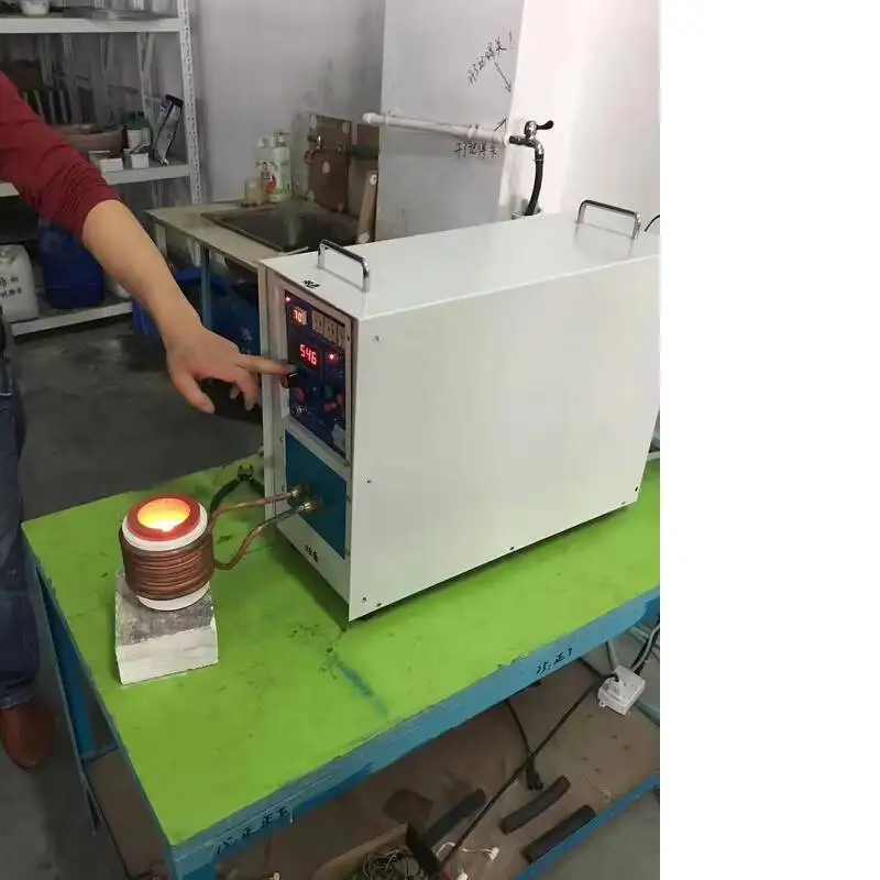 New 1500 Degree Gold Induction Small Unit Scrap Metal Melting Furnace Oven For Sale
