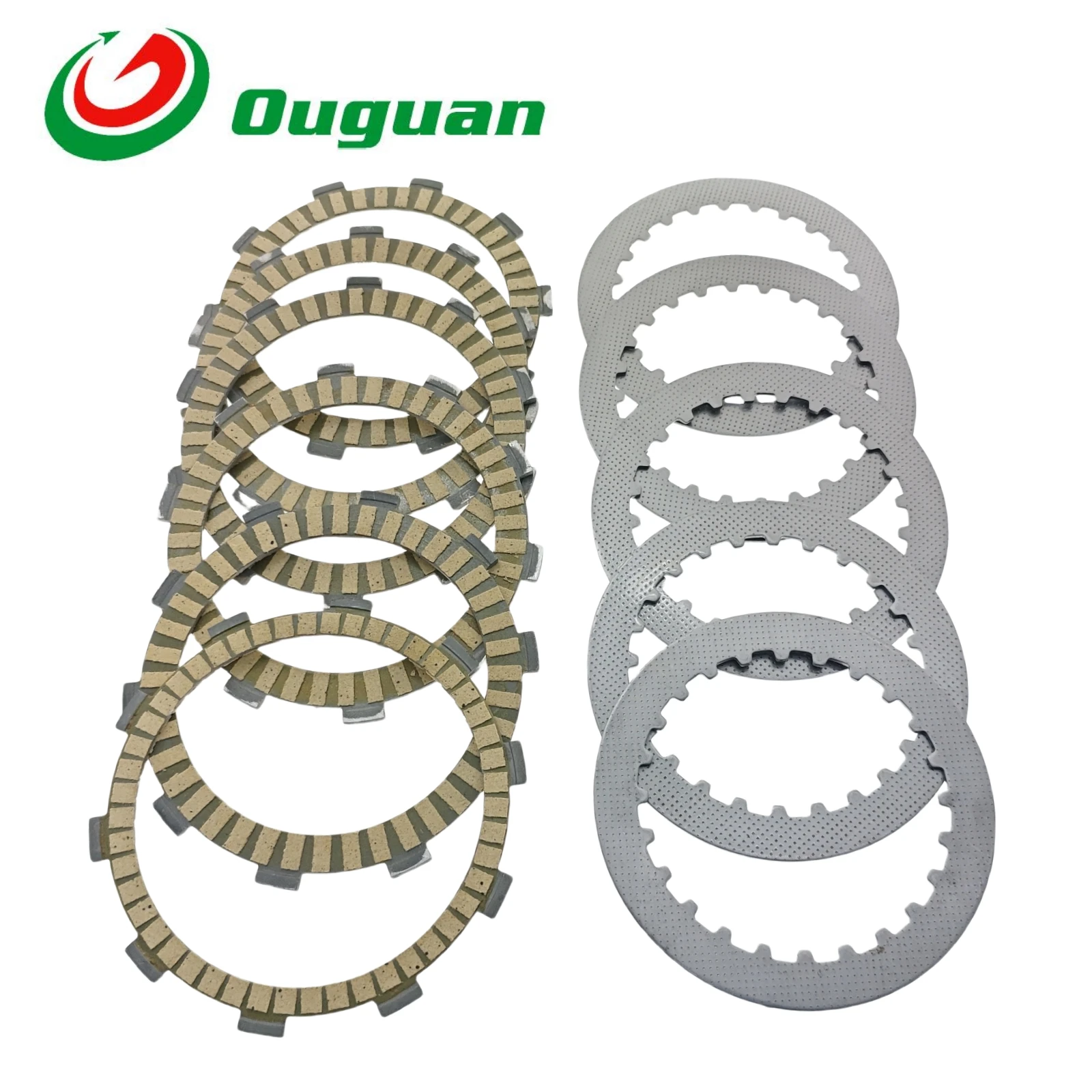 

ouguan for Benelli BN251 TNT25 BN250 TNT250 TRK250 TRK251 Leoncino 250 BJ250-15A Clutch Friction Plates Steel Disc Kit