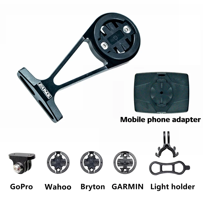 ZRACE Fahrradcomputer-Halterung für integrierten Lenker/Vorbau/Lenker, IGPSPORT / Garmin/Bryton/GoPro/Mobiltelefon