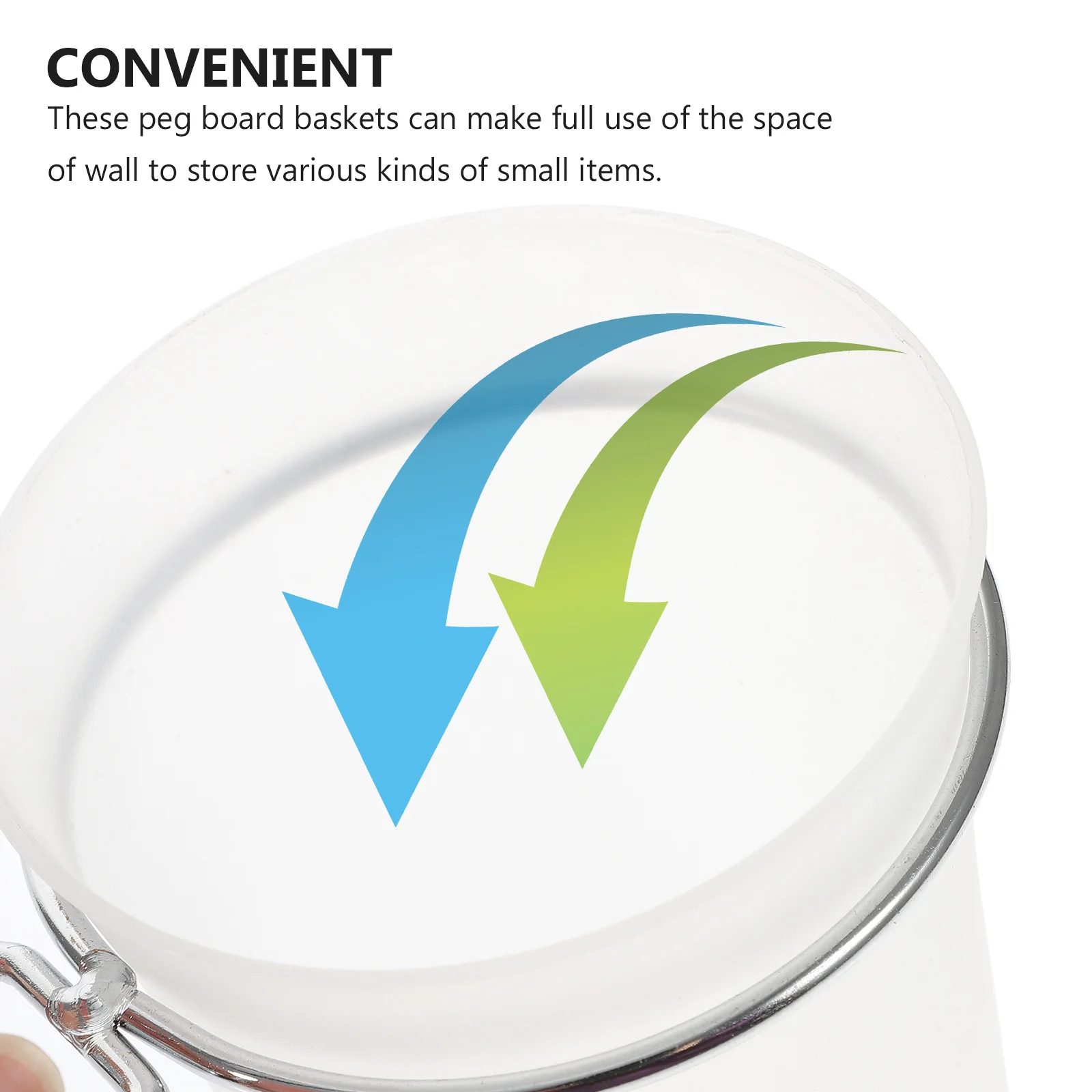 

Garage Pegboard Organizer Set Baskets Hooks for Tool Storage Wall Mounted Bins Screwdriver Pliers Workbench Accessories