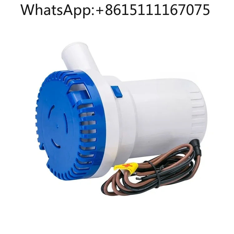Lifesrc Boat Marine Electric Submersible Bilge Pump 12V 24V 2000 GPH with Hose ID 29mm Marine Using 1500-2500GPH 5 - 10A 100CM