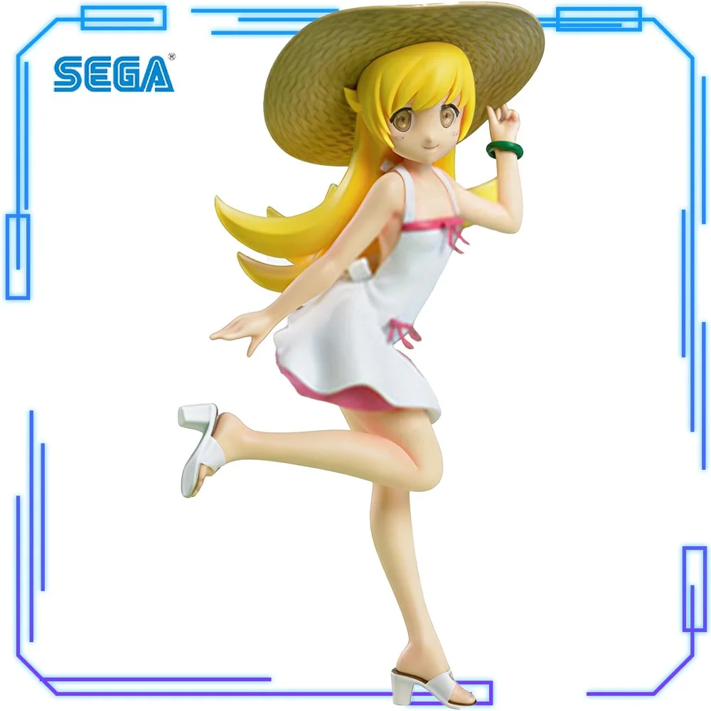 En Stock, Figuras Originales de SEGA de la Serie Monogatari: Oshino Shinobu, Kissshot, Acerolaorion, Heartunderblade, Modelo de 20 cm, Juguetes Coleccionables PM