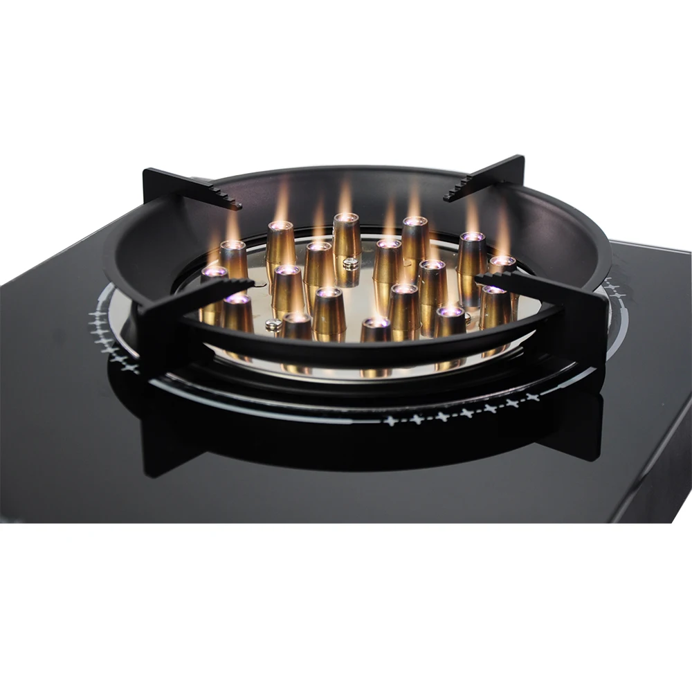 3000W Electric Plasma Flame Stove Glass Cooktop with Multiple Safety Protections for Camping RV Home Use - No Gas Required