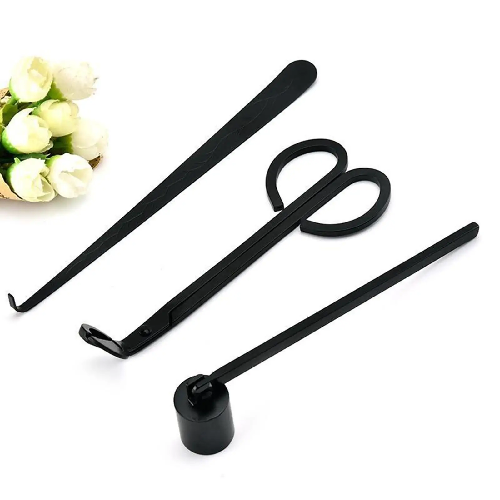 3 in 1 Candle Accessory Set Candle Snuffer Candle Trimmer Dipper Tool