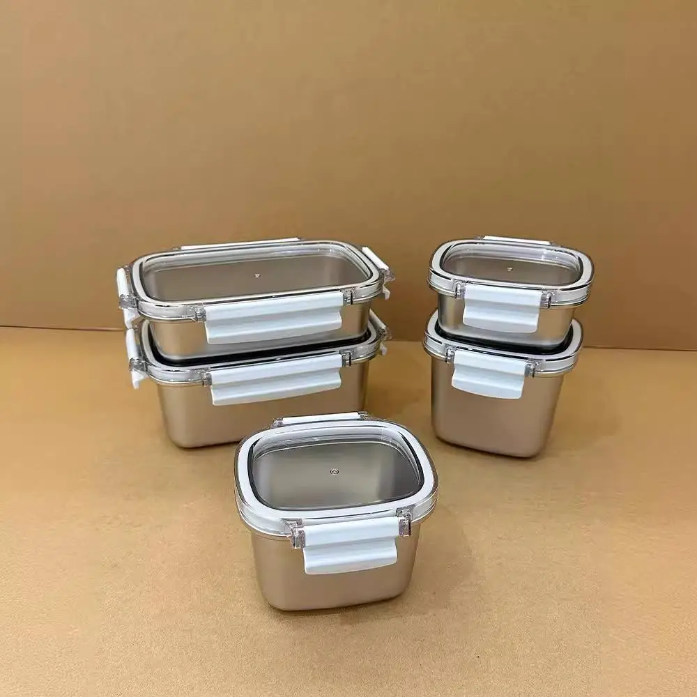 

Portable 304 Stainl Steel Food Preservation Box Sed Fruit Lunch Box Refrigerator Suitable for Students on the Go
