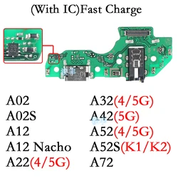 Port ładowarki Usb do Samsung Galaxy A12 Nacho A22 A32 A42 A02S A52 A52S A72 K1 K2 wersja 4G 5G moduł do ładowania