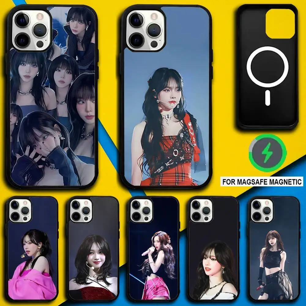 

K-Karina Remixes Singer Phone Case For iPhone 17,16,15,14,13,12,11,Pro,Max,Plus,Mini,SE4,E Magnetic Magsafe Wireless Charging