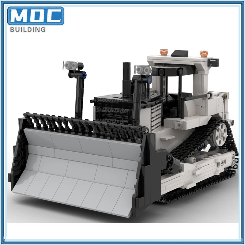 NEW Technical Series Truck Model Minifig Scale Cars Dozer MOC Building Blocks DIY Bricks Display Toys Assemble Creative Gifts