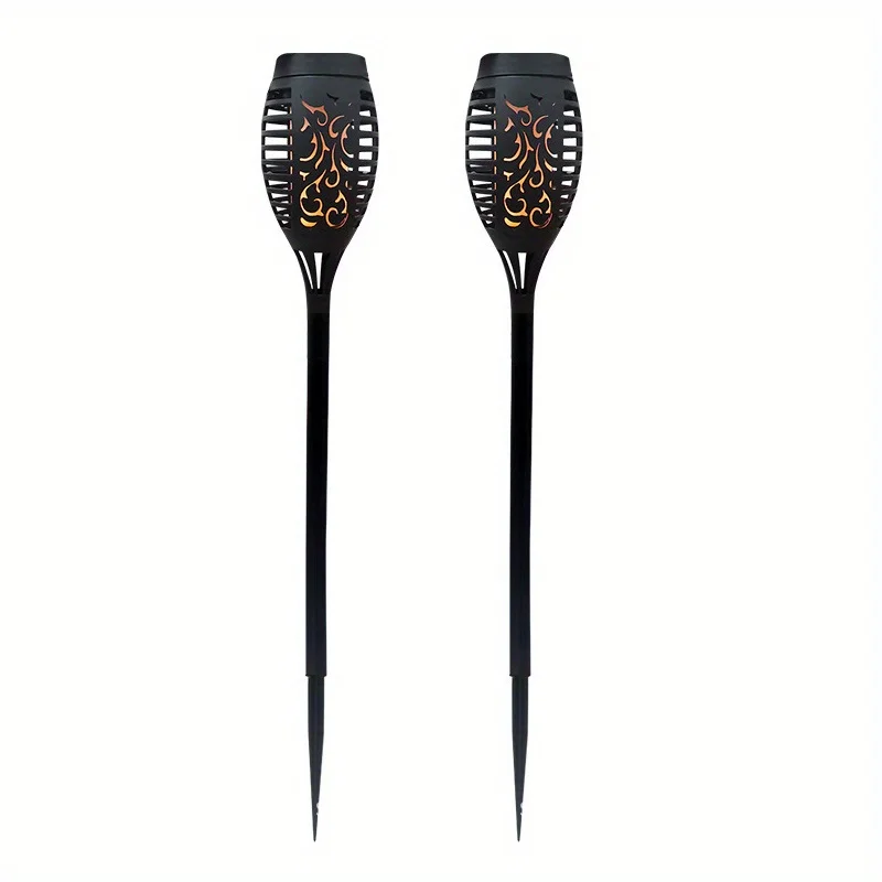 NONE 12led solar flackern licht licht wasserdichte garten dekoration outdoor rasen weg hof terrassen fußlampe 8