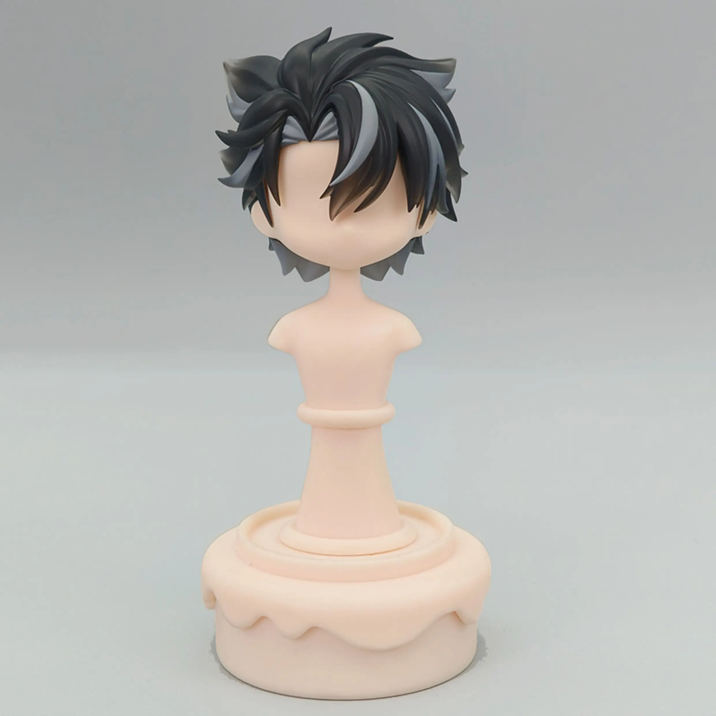 

Genshin Impact Wriothesley Handmade OB11 OB22 GSC Hair Detachable Hair Shell Wig Faceplates BJD Doll Accessories Game Anime Figu