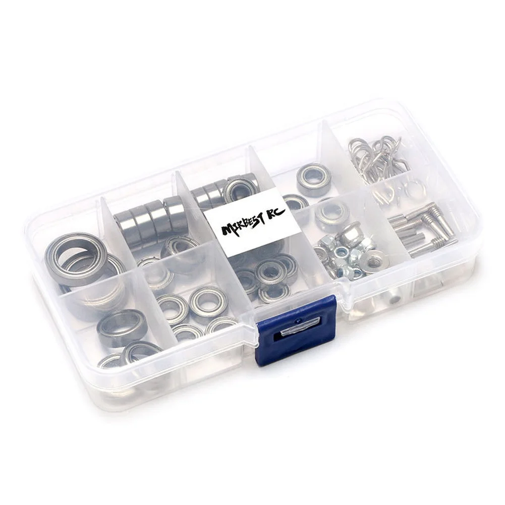 

Комплект подшипников для радиоуправляемых краулеров TRX4, совместимый с TRAXXAS, масштаб 1:10, металлические, 39 подшипников, 6 винтов, 6 крепежных элементов.