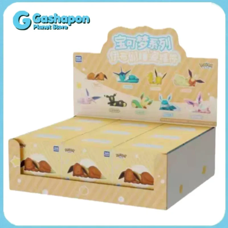 

Official Pokemon Eevee Sleeping Pose Series Blind Box Mystery Box Anime Cute Collectible Figure Doll Versatile Toy Decoration