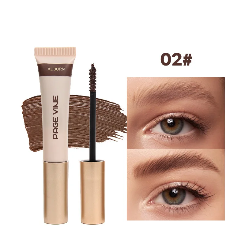 Crème de teinture pour sourcils pour femmes, imperméable, Durable, sans décoloration, noir et marron, Style Gel, poudre à sourcils