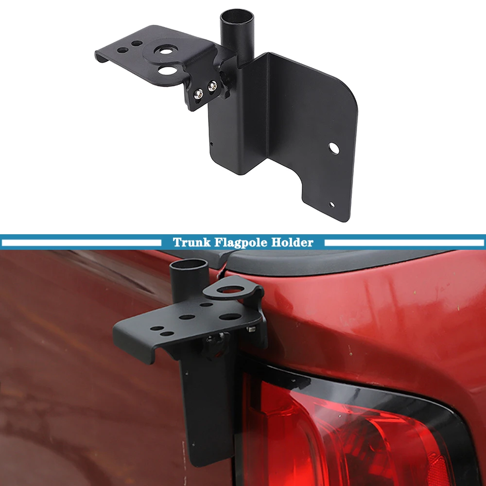 Rear Door Trunk Flagpole Holder for Chevrolet Colorado 2014 2015 2016 2017 2018 2019 2020 2021 2022 2023 Exterior Accessories