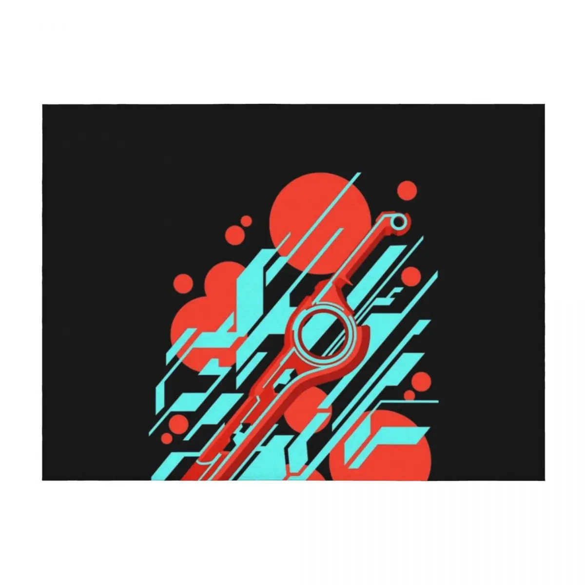 

Monado abstract Throw Blanket Sofa Throw Warm Bed linens Soft Plaid Blankets