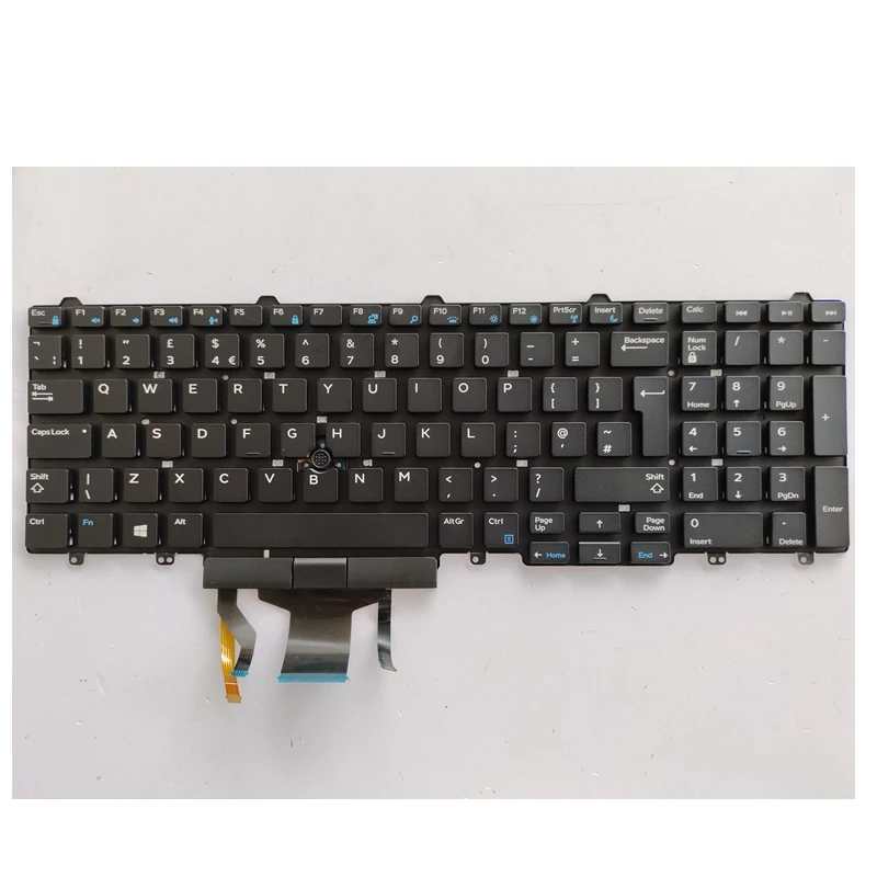 UK Keyboard For Dell Latitude E5550 E5570 E5580 E5590 M3510 M7510 M7720 M7520 3510 7510 7710 7720 7520 3520 P53F Backlight