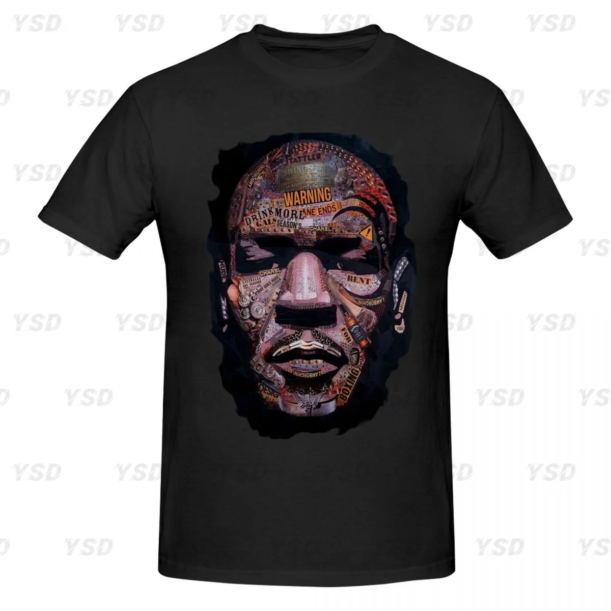 Mike Tyson Boxing Retro Boxing Men's tight fitting sports T-shirt,cosy,Oversized T shirt