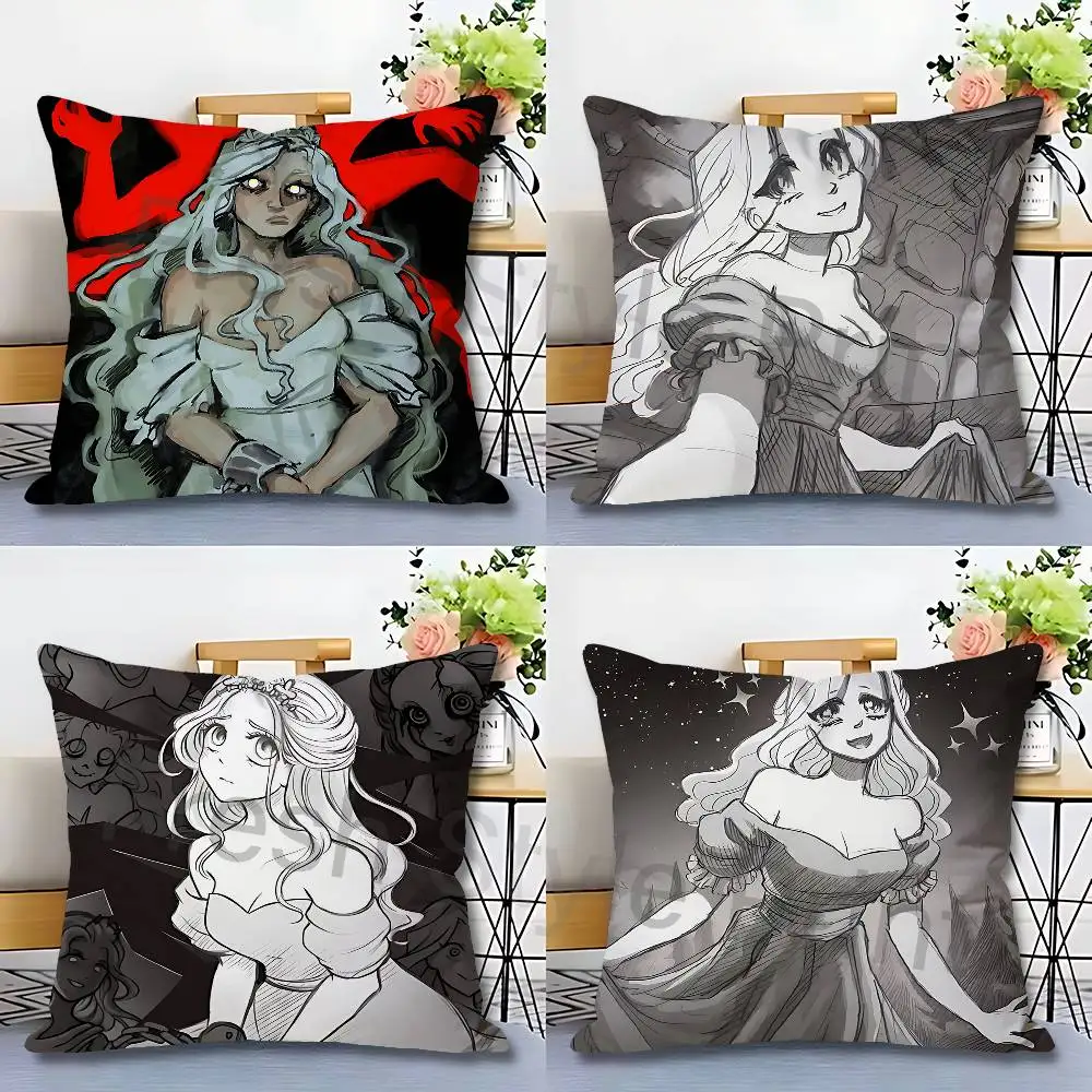 

S-Slay The Princess Game Various Sizes Square Pillow Case For Car Home Bedchamber Decor Custom Valentine gift