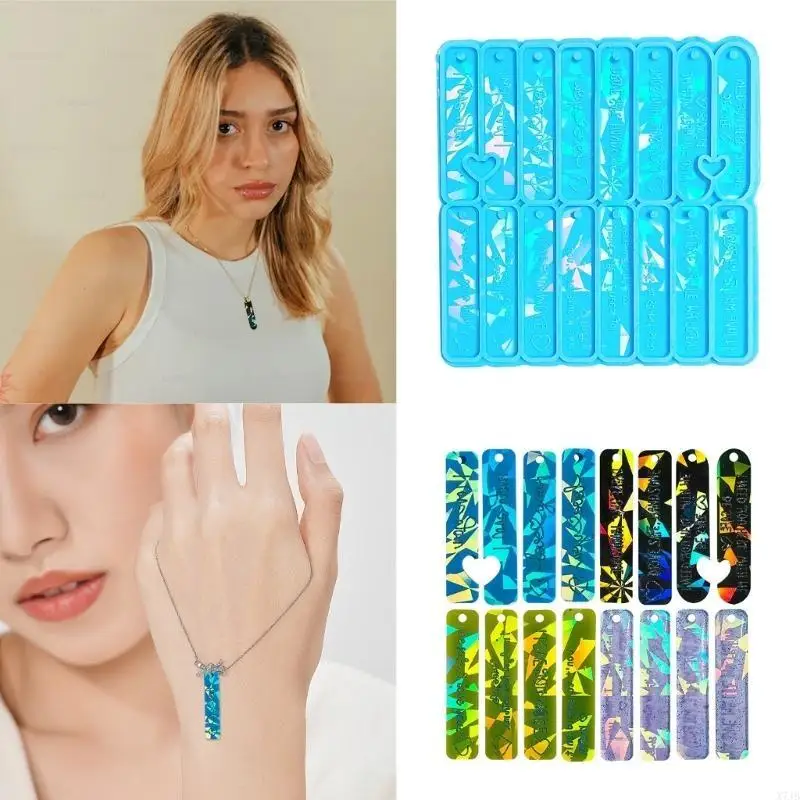 Versatile Silicone Mold Rectangular Earrings Mould Handmade Rectangle Jewellery