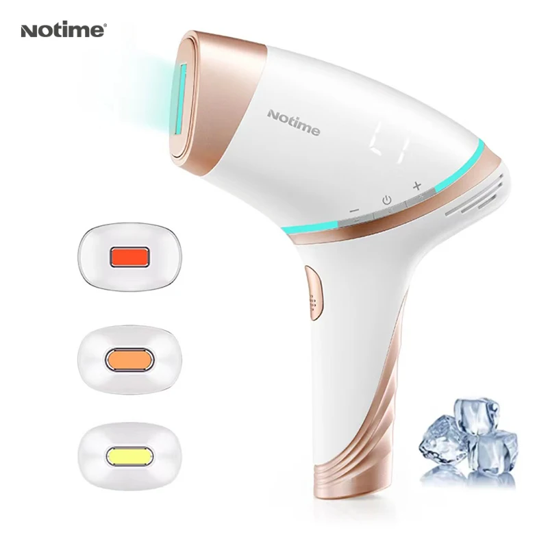 NOTIME NEW IPL Ice Cooling Hair Removal Machine 300000Flashes Safe Painless Hair Removal Bikini Face And body