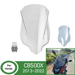 CB500X Front Wind Screen Shield Air Deflectors For Honda CB 500X 2013-2022 CB500 X Windscreen Motorcycle Windshield Accessories