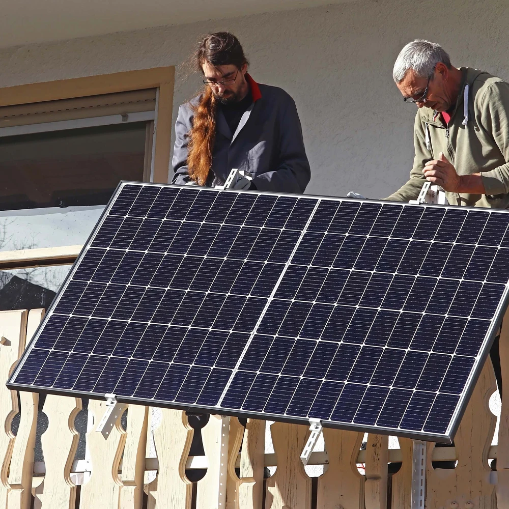 800W Monocrystalline Solar Panel with Micro Inverter Complete Home Kit for Balcony Solar System MPPT Controller