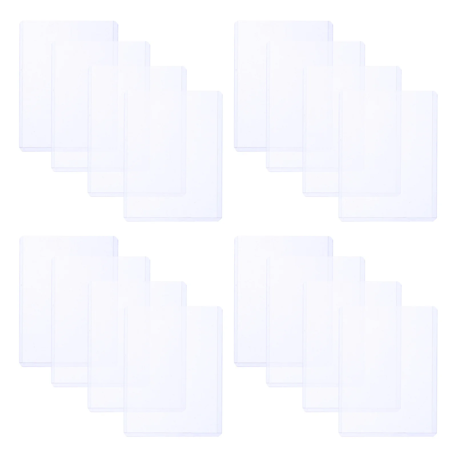 25개입 게임 카드 슬리브 견고한 플라스틱 카드 홀더 보호 슬리브 야구 농구 트레이딩 카드 디스플레이 케이스