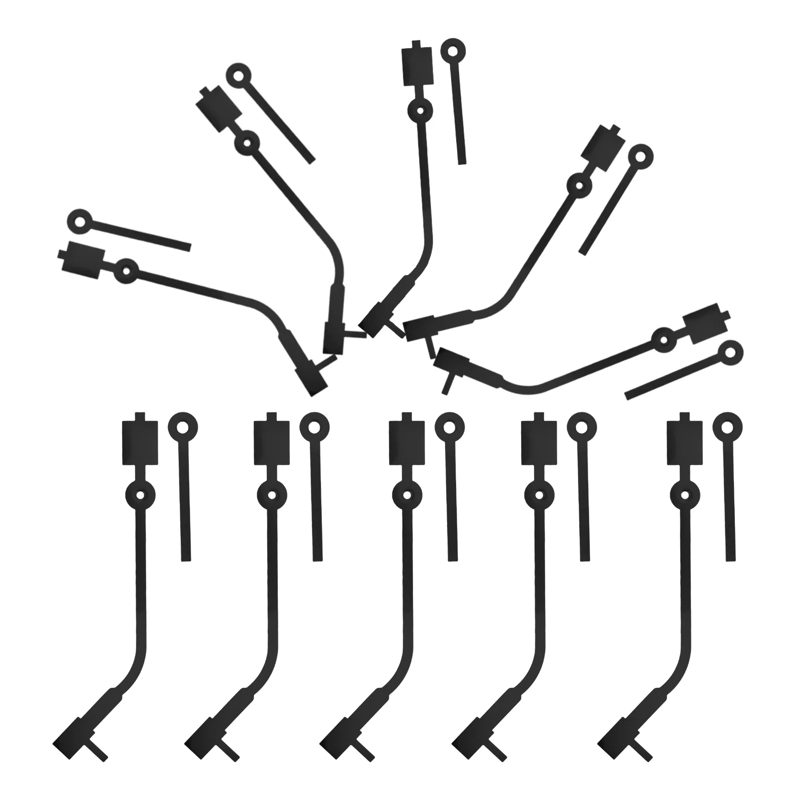 

10 Sets Wall Clock Hands Pointer Kit Hardware Delicate Parts Accessories Copper Only Pointers