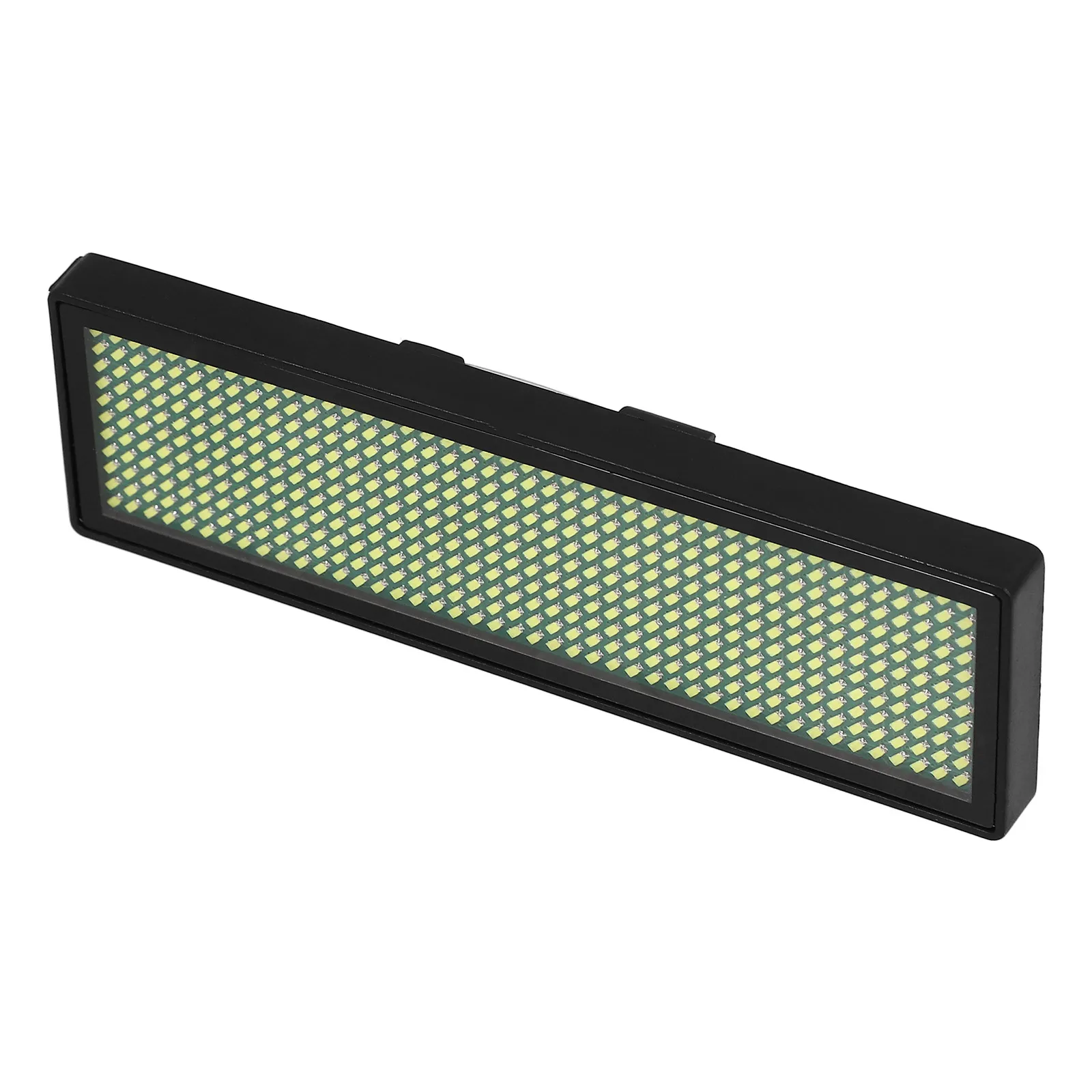 

Rechargeable LED Name Tag White Color Programmable Display Badge Bright Screen Digital Signage for Bars Nightclub