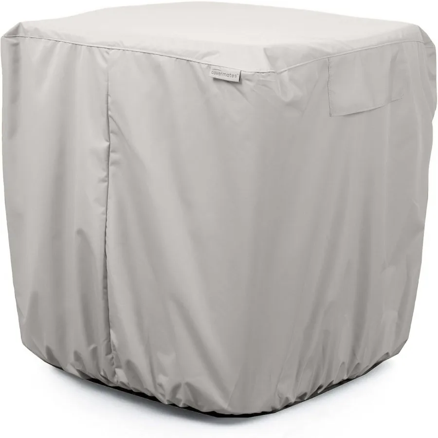 Cubierta de aire acondicionado Covermates - Protección duradera resistente a la intemperie para unidades exteriores Poliéster 600D 40W x 40D x 42H Ripsto