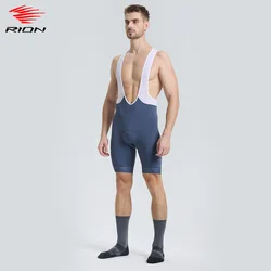 RION Men's Cycling Bib Shorts Mountain Bike MTB Motorcycle Padded Tights Pro Bicycle Clothes Riding Biker Braces DOLOMITI 6H