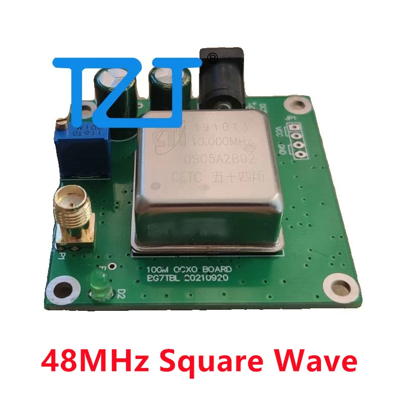 

TZT OCXO Frequency Standard Oven Controlled Crystal Oscillator High Quality RF Accessory with SMA Connector